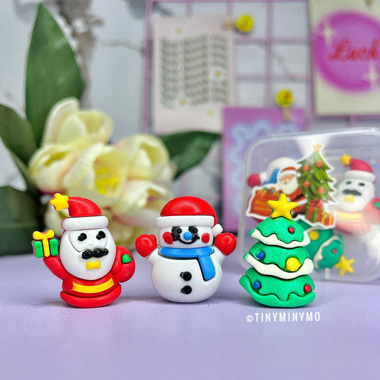 3500 Mini Christmas Eraser {1 Box 3 Pcs }