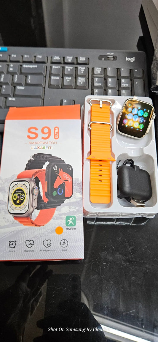 009-S9 Ultra Smart Watch Random color orange , black