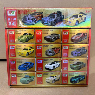 10876 Die-Cast Pickup Metal Truck Toy Car {Random Caracter}