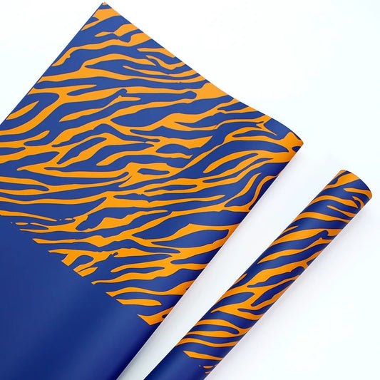 21060 20pcs Zebra Print Flower Wrap Paper (57x57cm)