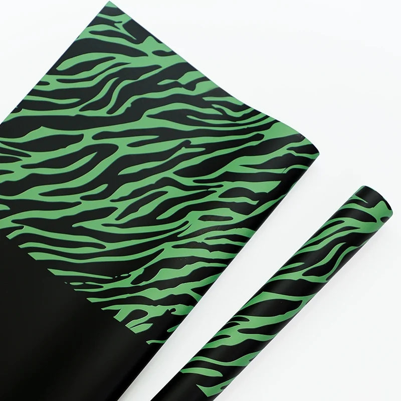21060 20pcs Zebra Print Flower Wrap Paper (57x57cm)
