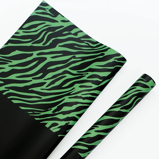 21060 20pcs Zebra Print Flower Wrap Paper (57x57cm)