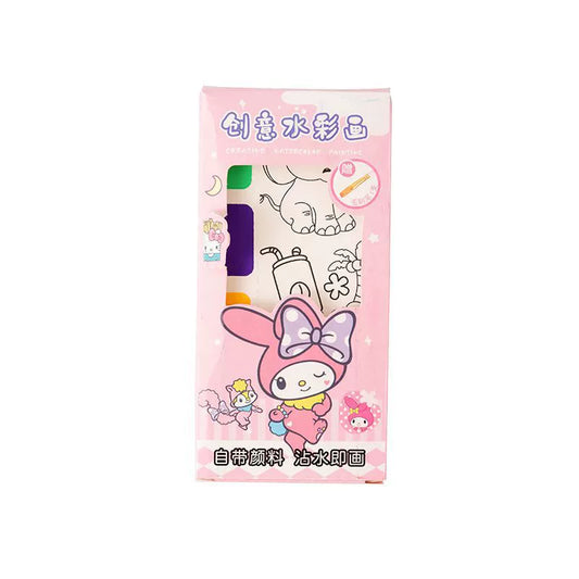 MY-168  Children's Watercolor Creative Scratch Painting Graffiti Sticks Dip Water Painting Color Filling with Pigment Gouache