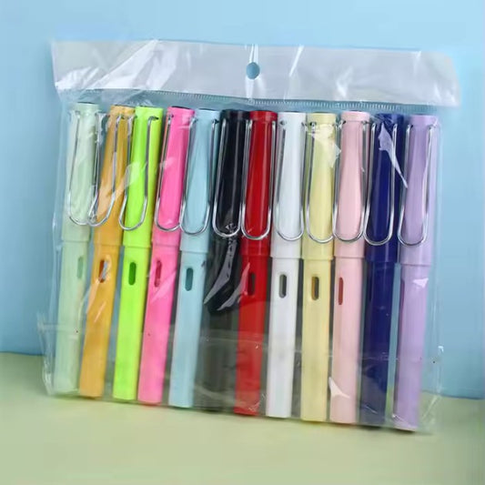 81110 {12 Pcs} Pen Shape Pencil Everlasting Pencil Inkless Eternal Portable Reusable Erasable Infinite Birthday Party Return Gift for Kids