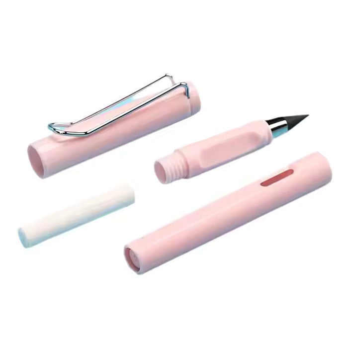 81110 {12 Pcs} Pen Shape Pencil Everlasting Pencil Inkless Eternal Portable Reusable Erasable Infinite Birthday Party Return Gift for Kids