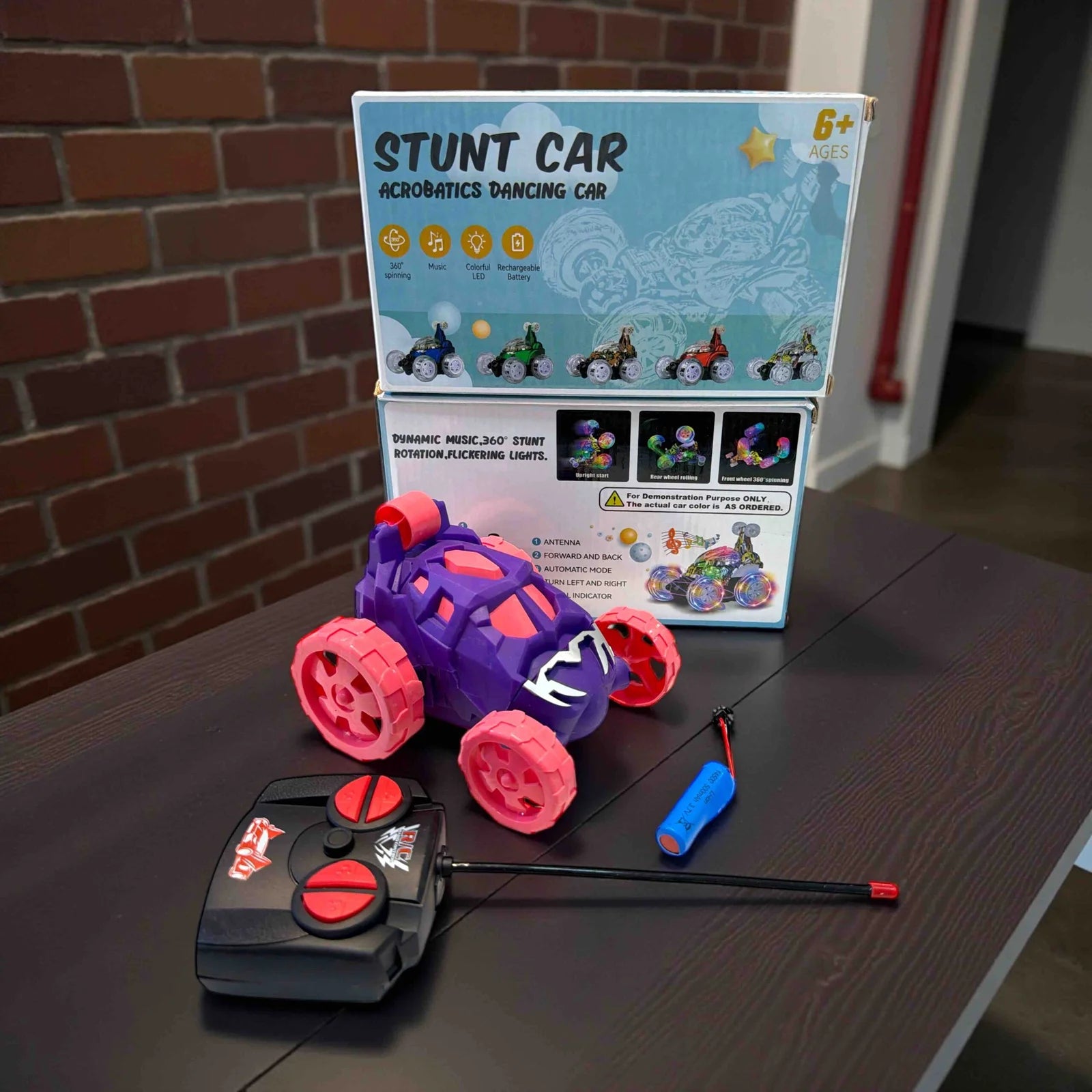 6604 RC Stand Remote Control Car Acrobatics Dancing Car for Kids