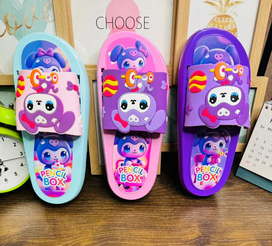 8115-6 Kawaii Pencil Pouch Slipper Case {Random Design}
