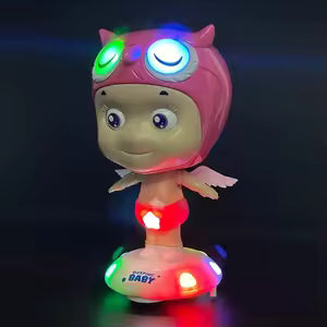 20634 Sleeping Baby Musical Dancing Toy for Toddler, Head Up and Down While Dancing, Two Modes