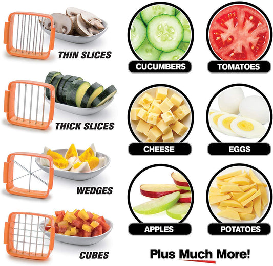 20642 Vegetable Slicer Dicer Chopper 5 in 1 Multi-Function Slicer Vegetable & Fruits Cutter, Dicer Grater