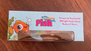 20645 Magical Revolving Gear Fish Toy with Transparent Body, Rotating Colourful Gears, Light and Sound Effects, Bump and Go Action