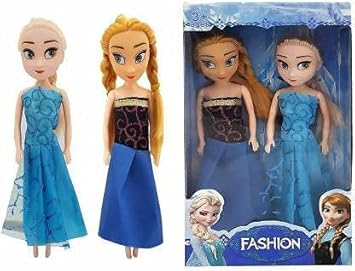 GD603 Two Frozen Doll Sister Anna elsa Set 16 cm Big Size for Kids