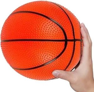 20648 Mini Basketball for Kids, Soft Rubber Indoor Outdoor Bouncy Ball