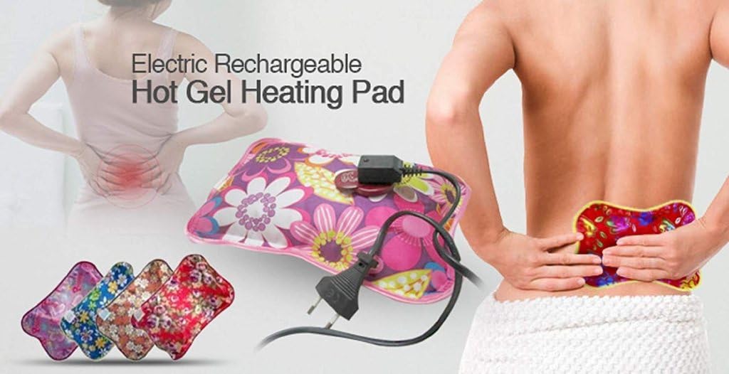21091 Rechargeable Electric Hot Water Bag for Pain Relief {Multicoolor}