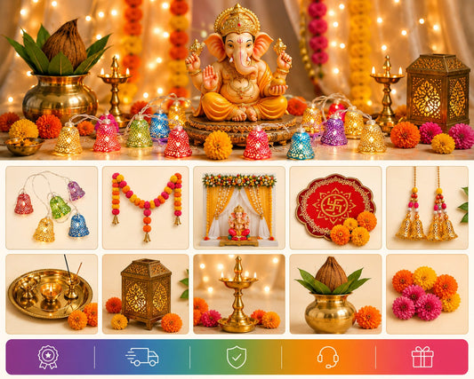 21112 Festive multicolor LED string light Jhumka shaped Size-13*7*9