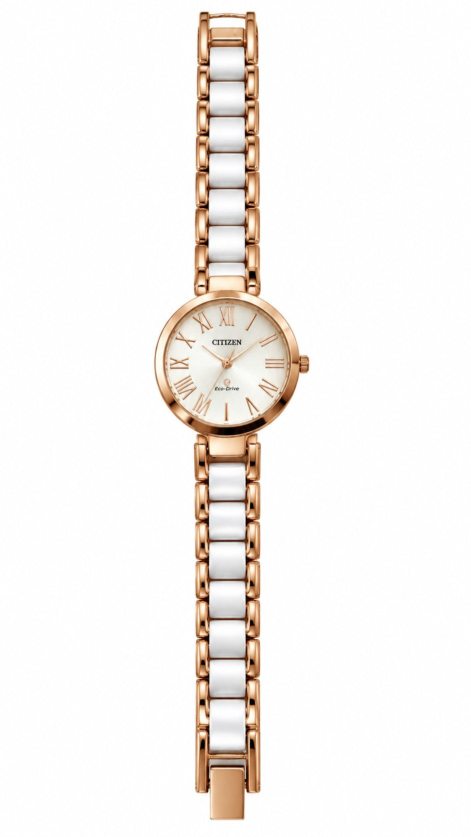 21235  Watch Women Gift  Gold Ladies Wrist Watches Ceramic Strap Bracelet Clock