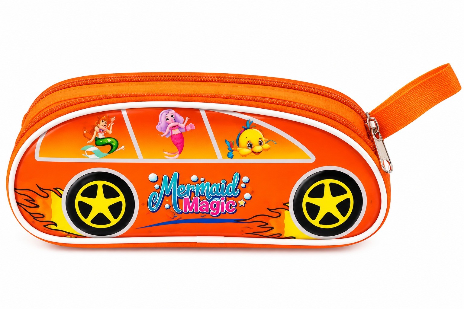 21288 Fun Car-Shaped Designs, Multi-Colored Stationery Pouches for Boys & Girls – Perfect for School Supplies & Return Gift Favors  [Random Colour]