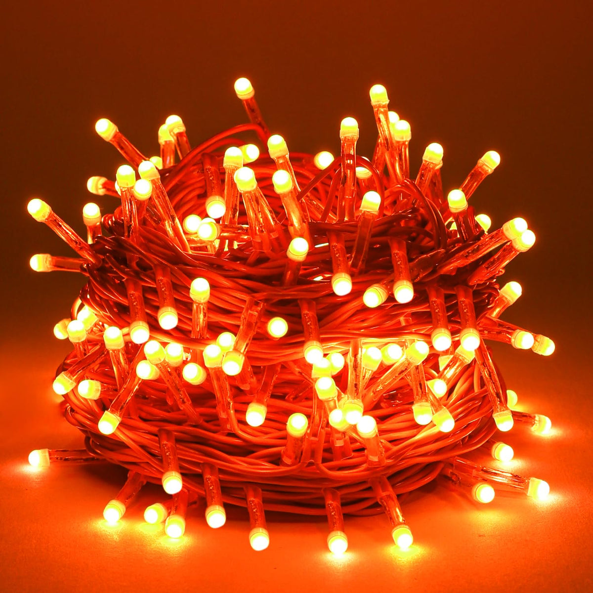 YGD-17 Lexton Lunar Ultra Bright Star Master  Light Plug Sourced 36 LEDS 11 Metre Best for Home Decorative, Indoor & Outdoor Decoration, Diwali, Christmas, Wedding Light (Pack of 1, Orange)
