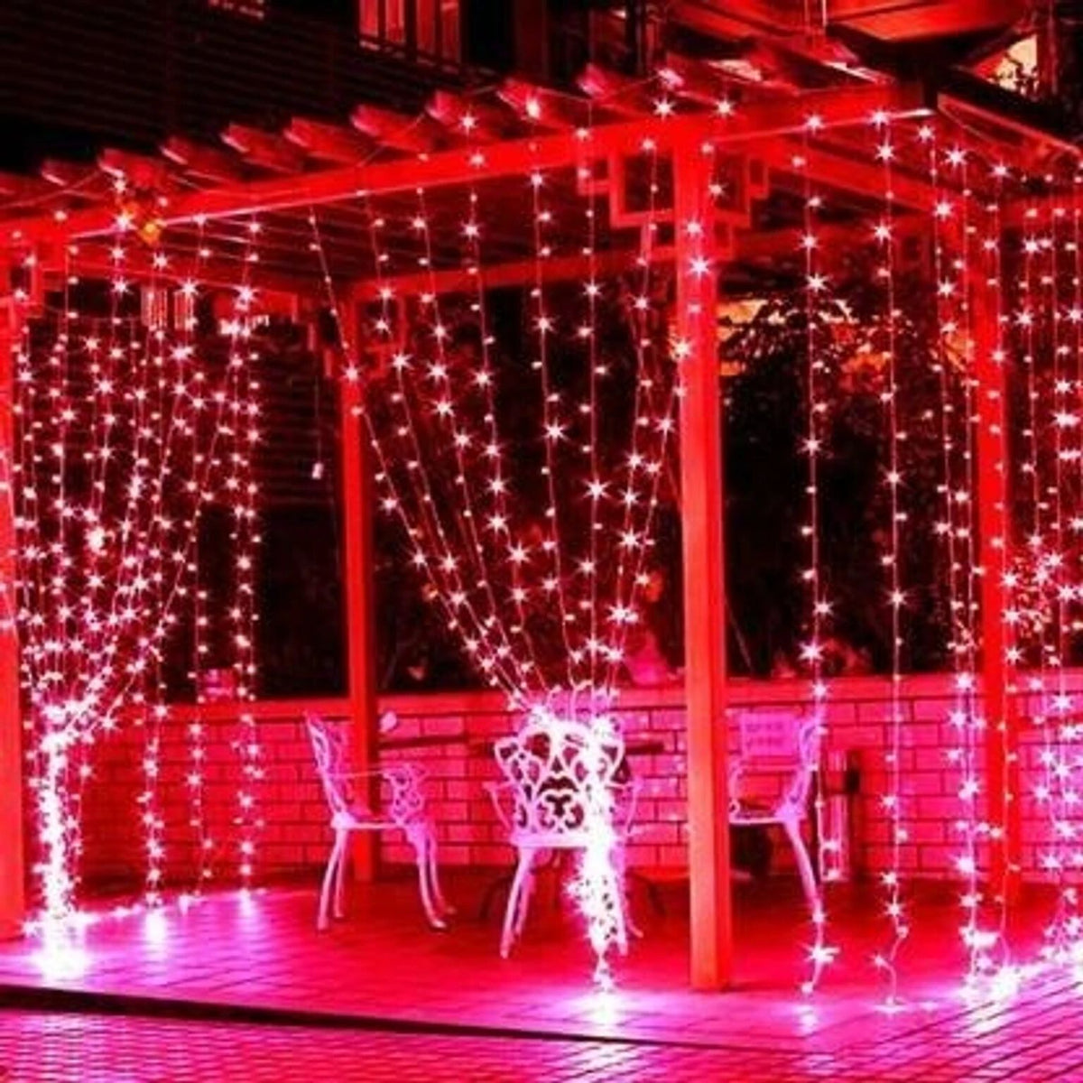 YGD-17 Lexton Lunar Ultra Bright Star Master  Light Plug Sourced 36 LEDS 11 Metre Best for Home Decorative, Indoor & Outdoor Decoration, Diwali, Christmas, Wedding Light (Pack of 1, Orange)