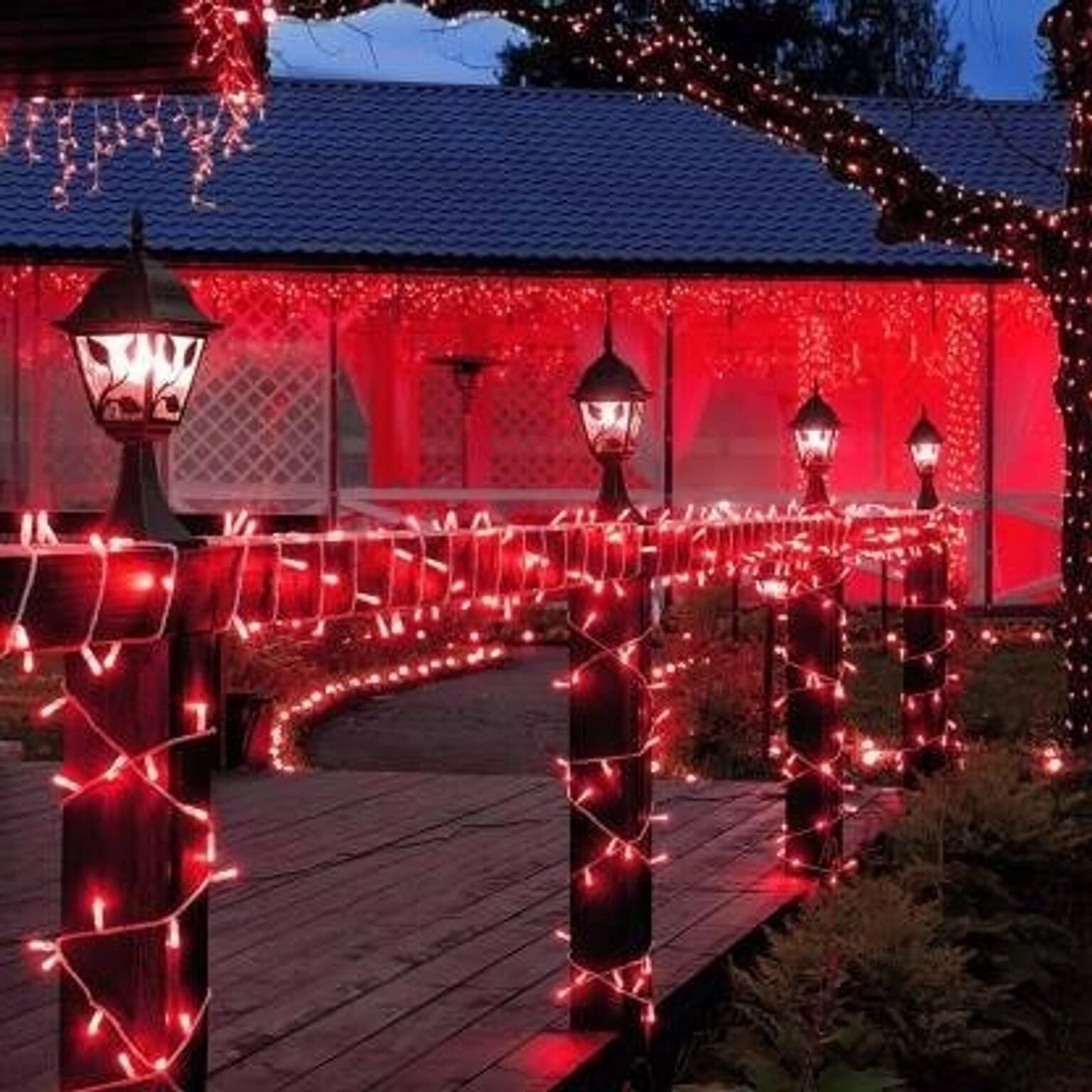 YGD-17 Lexton Lunar Ultra Bright Star Master  Light Plug Sourced 36 LEDS 11 Metre Best for Home Decorative, Indoor & Outdoor Decoration, Diwali, Christmas, Wedding Light (Pack of 1, Orange)