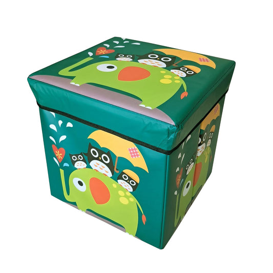 AN-5035 Kids Storage Box Foldable, Child-friendly Storage Container for Toys and Games [Random Design}
