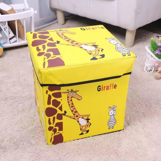 AN-5035 Kids Storage Box Foldable, Child-friendly Storage Container for Toys and Games [Random Design}