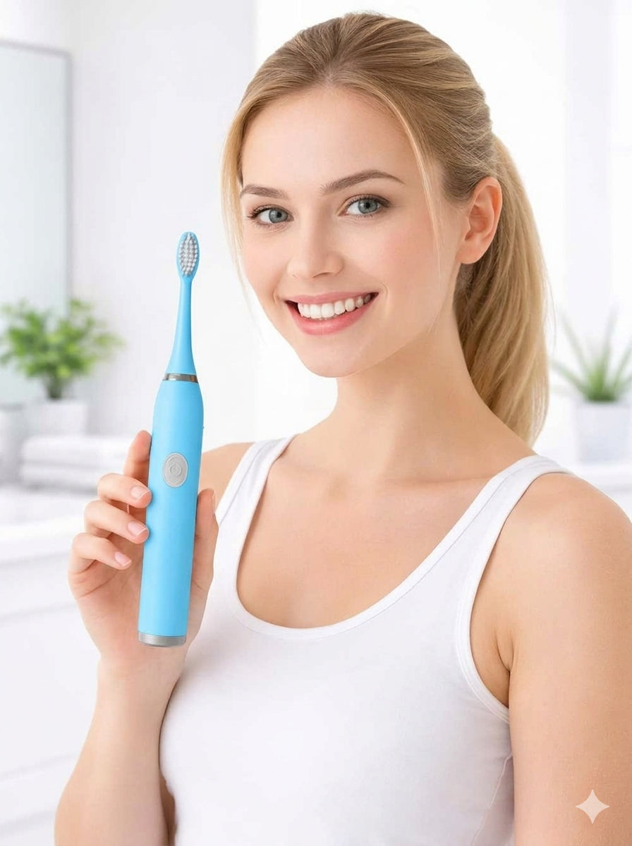 21314 Electric Toothbrush with 3 Replaceable Brush Heads | Sonic Toothbrush