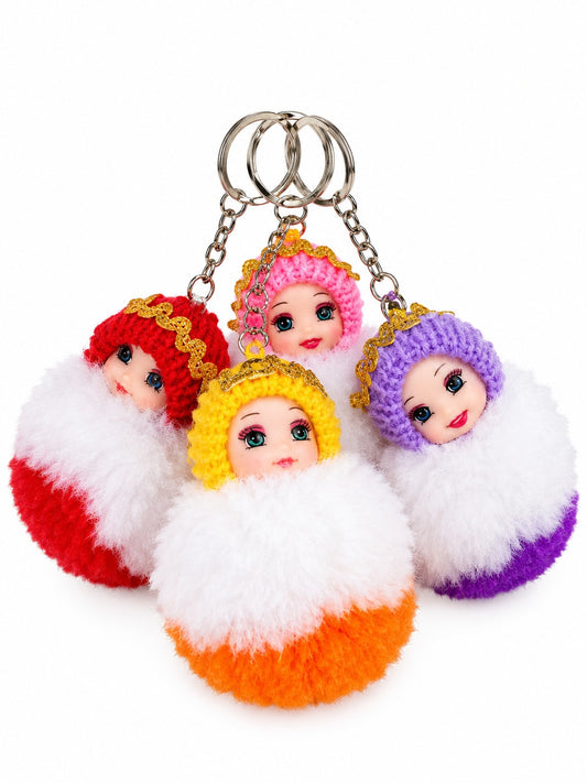 21345 {PACK OF 12} Cute Love Doll Keychain