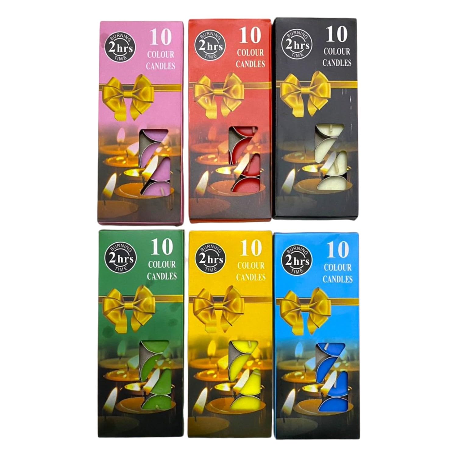 21354 Pure Wax Tealight Candles 10 pcs Tealight || Burn Time: 4 Hrs