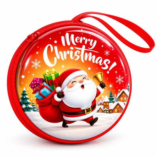 21567 Festive Santa Christmas Pouches in Winter Wonderland