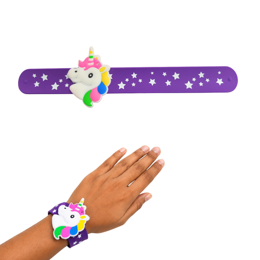 20597 {Pack of 12} Kuromi Slap Bracelets Silicone Slap Bands for kids