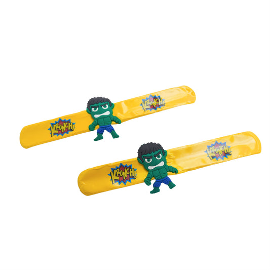 20601 {Pack of 12} Krunchi Cartoon Slap Bracelets Wrist Band Silicone Slap Bands Return Gift for Kids