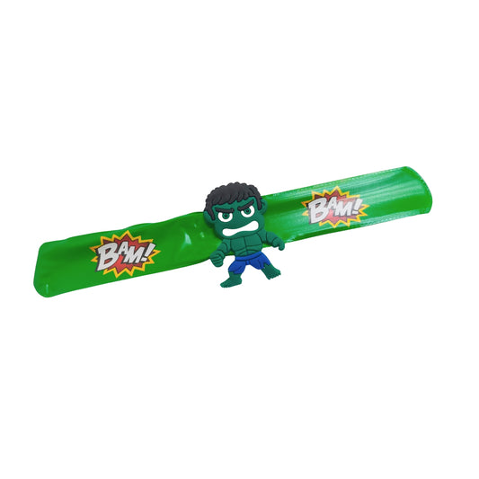 20601 {Pack of 12} Krunchi Cartoon Slap Bracelets Wrist Band Silicone Slap Bands Return Gift for Kids
