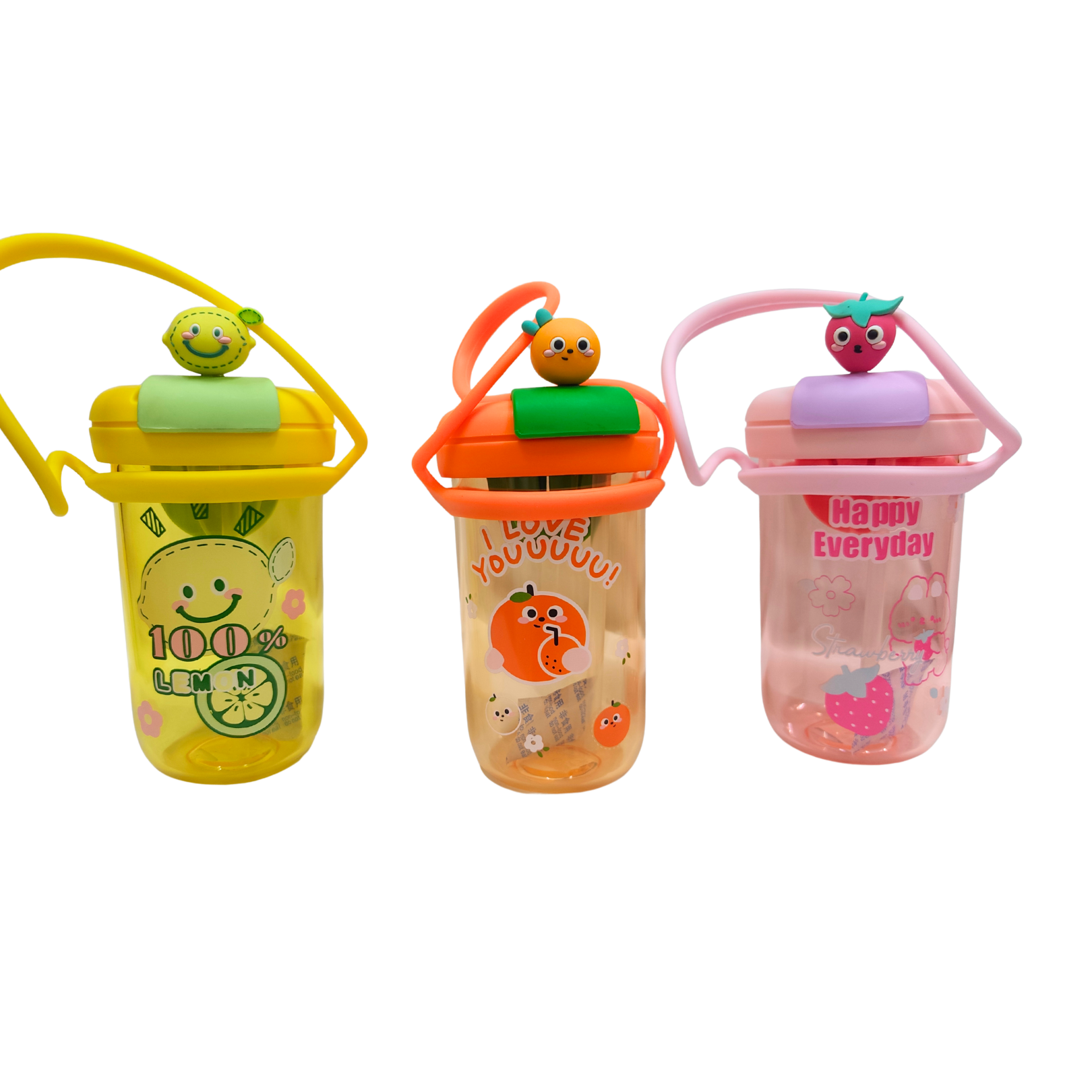10039 Cartoon Bear Kids Drinking Bottle 450ml {Random Design}