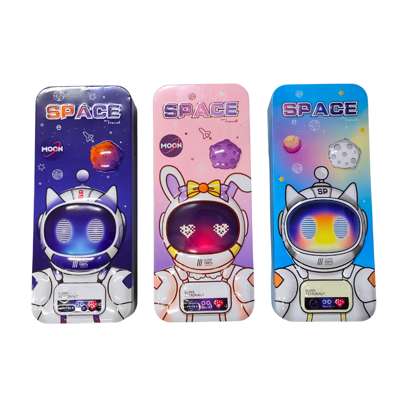 15094 Decoration Geometry Box for Boys, Girl, Kids Space Theme Compass Pencil Box | Space Theme Pencil Box for Kids