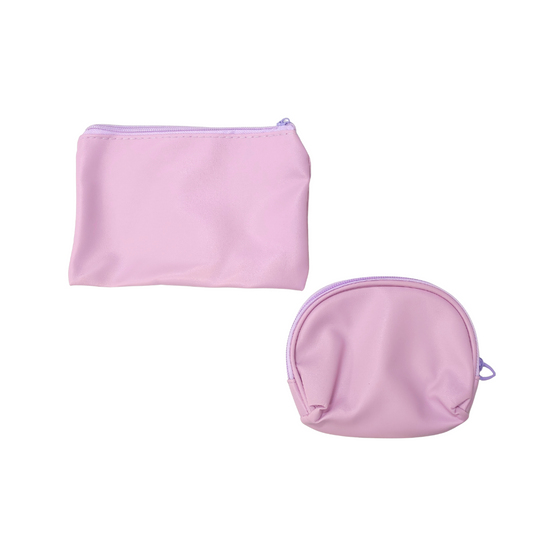 188602 3 pcs Hello Kitty & Kuromi Makeup Bag Set