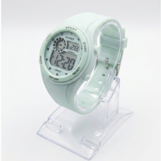 20660 Digital Dial Alarm with Sound Waterproof Light Kids Watch for Boys & Girls {Random Design}