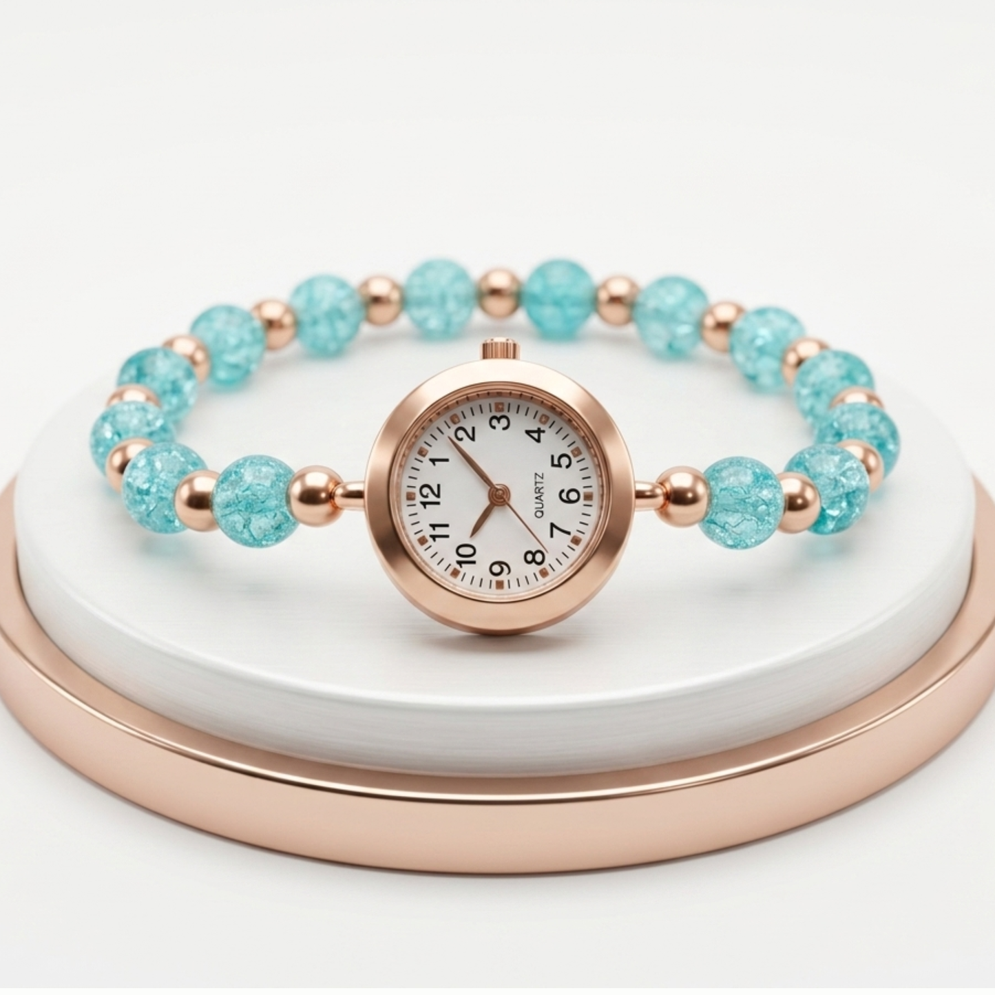 20655 Stylish Analog Girls Wrist Watch –Girls Bracelet Watch with Beads – Stylish Analog Quartz Watch for Kids and Teens {Random Design}