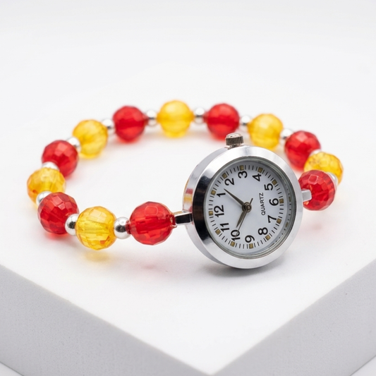 20655 Stylish Analog Girls Wrist Watch –Girls Bracelet Watch with Beads – Stylish Analog Quartz Watch for Kids and Teens {Random Design}