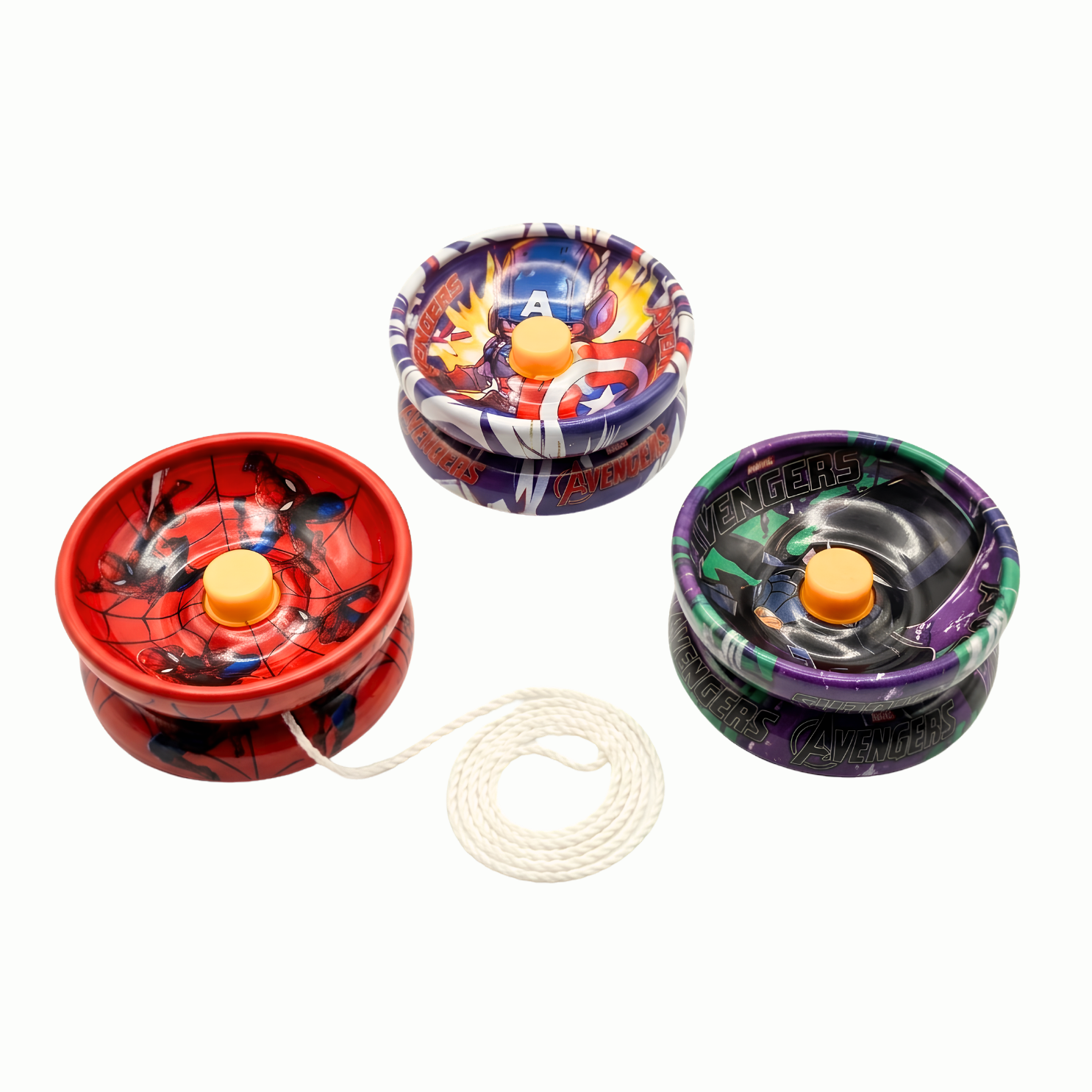 ZY-Y8 Metal YoYo Toys for Kids - Superhero Edition {Random Design}