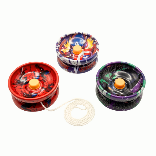 ZY-Y8 Metal YoYo Toys for Kids - Superhero Edition {Random Design}