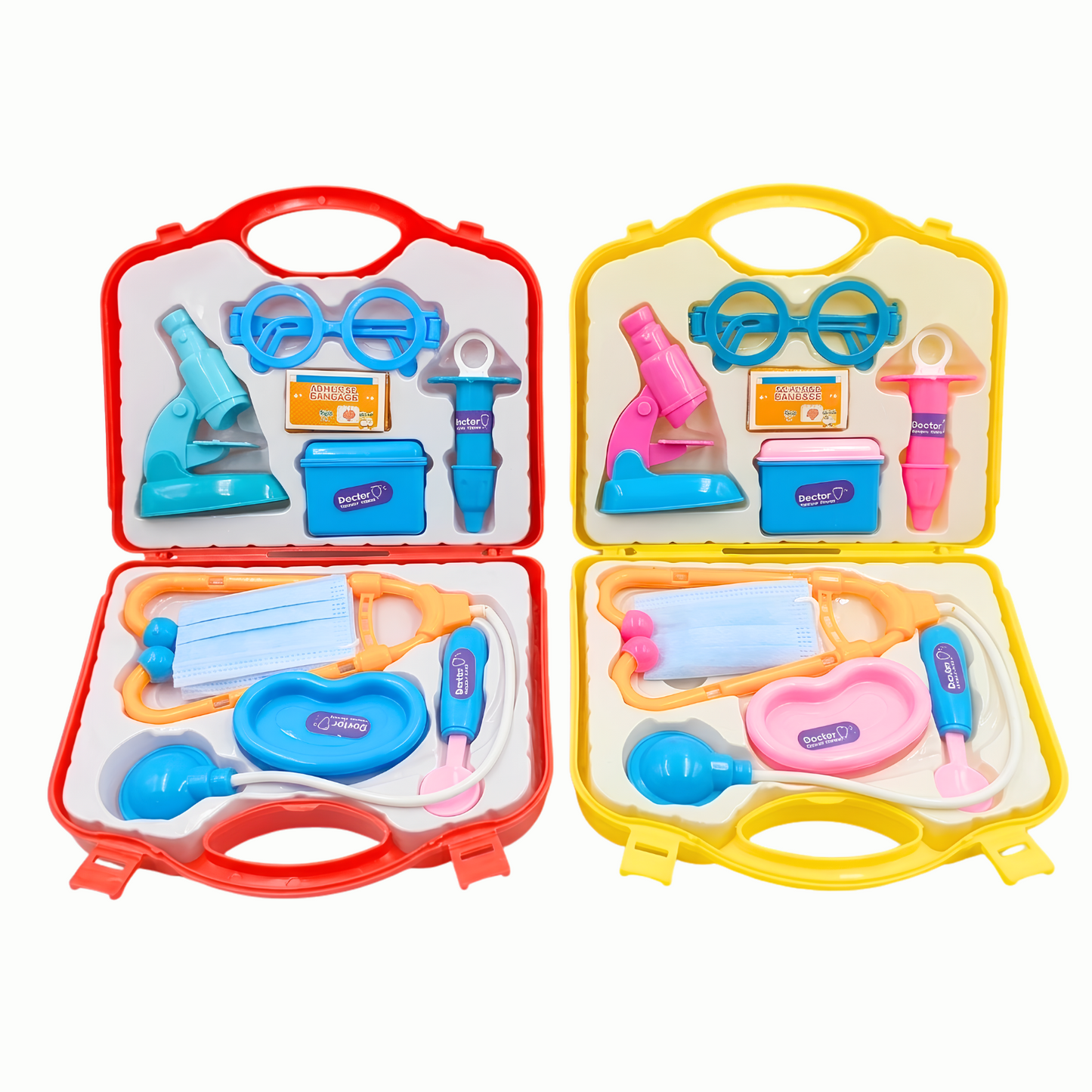 9797 Plastic docter Set Pretend Play / 10 pcs Equipment / Kids Will Love Imaginary Play Set {Random Color}