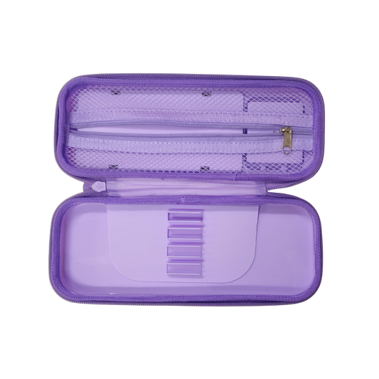 1881117 Calculator Plastic Pencil Box , With Game On top Cover - Pouch {Random Design}