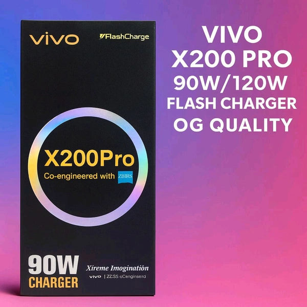10820 Charger For Vivo X200 Pro (90w) Quick Flash Charging