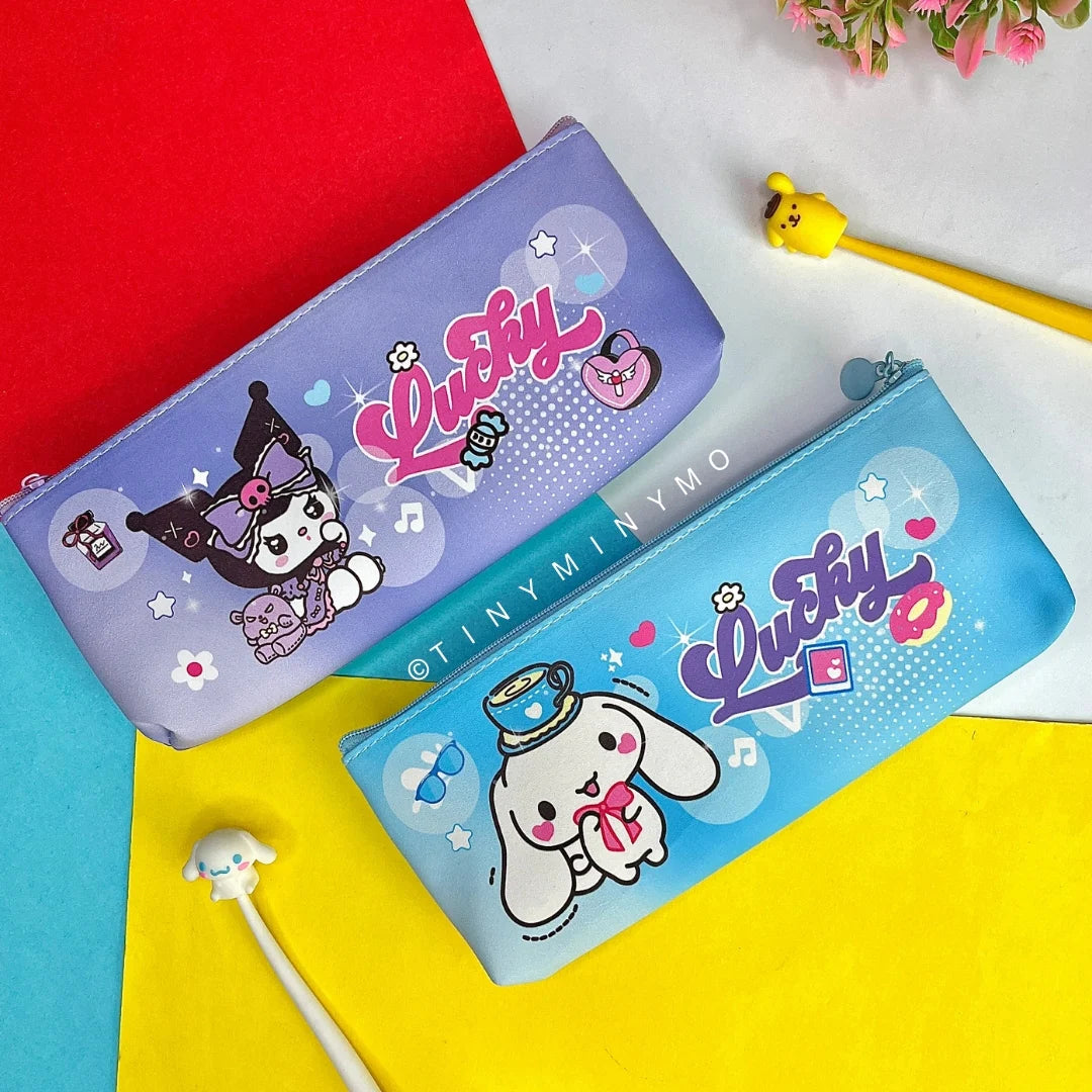 188212 Pencil Pouch for Boys and Girls Pencil Case School Stationery 1 Zipper {Random Design}