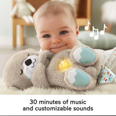 10605 Soft Stuffed Animal, Sensory Details Music Lights Rhythmic Breathing Motion Musical Baby Toy