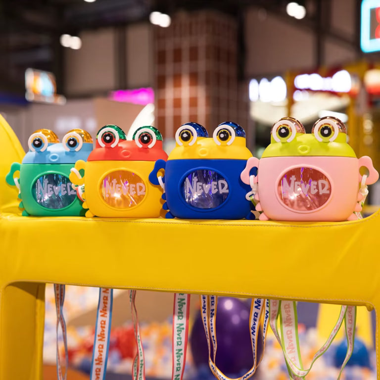 10645 Leak Proof Water Bottle,Crab Shape Water Cup – Cartoon Leakproof Sports Jug with Strap