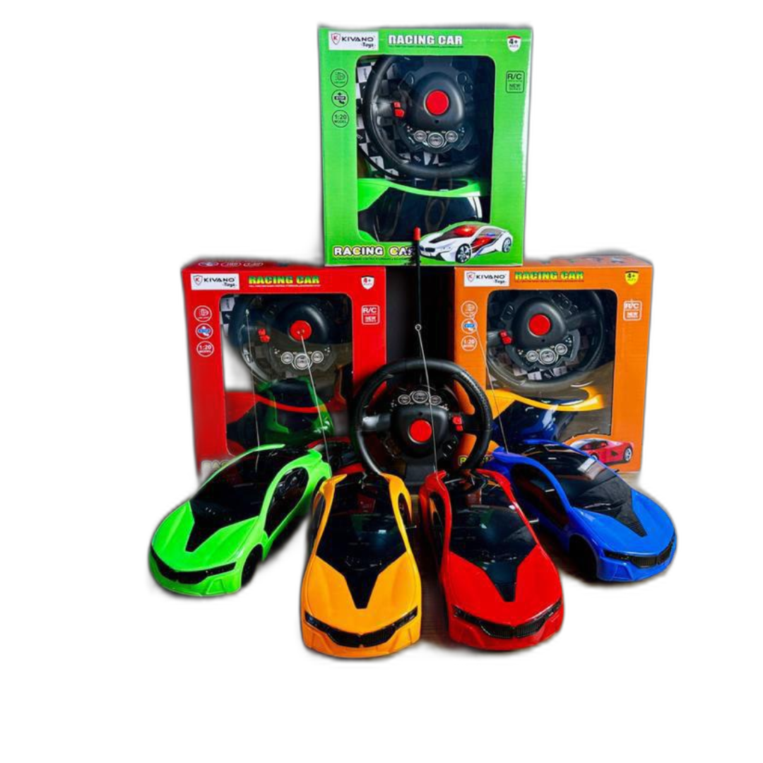 ITW 230-5 Super Racer Steering Remote Control Car For Kids (Multicolor)