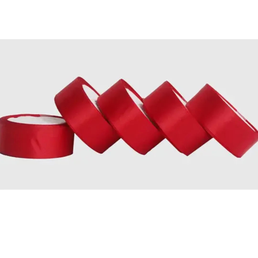 10018 ( 5 pcs ) 1 inch Red Satten Ribbon