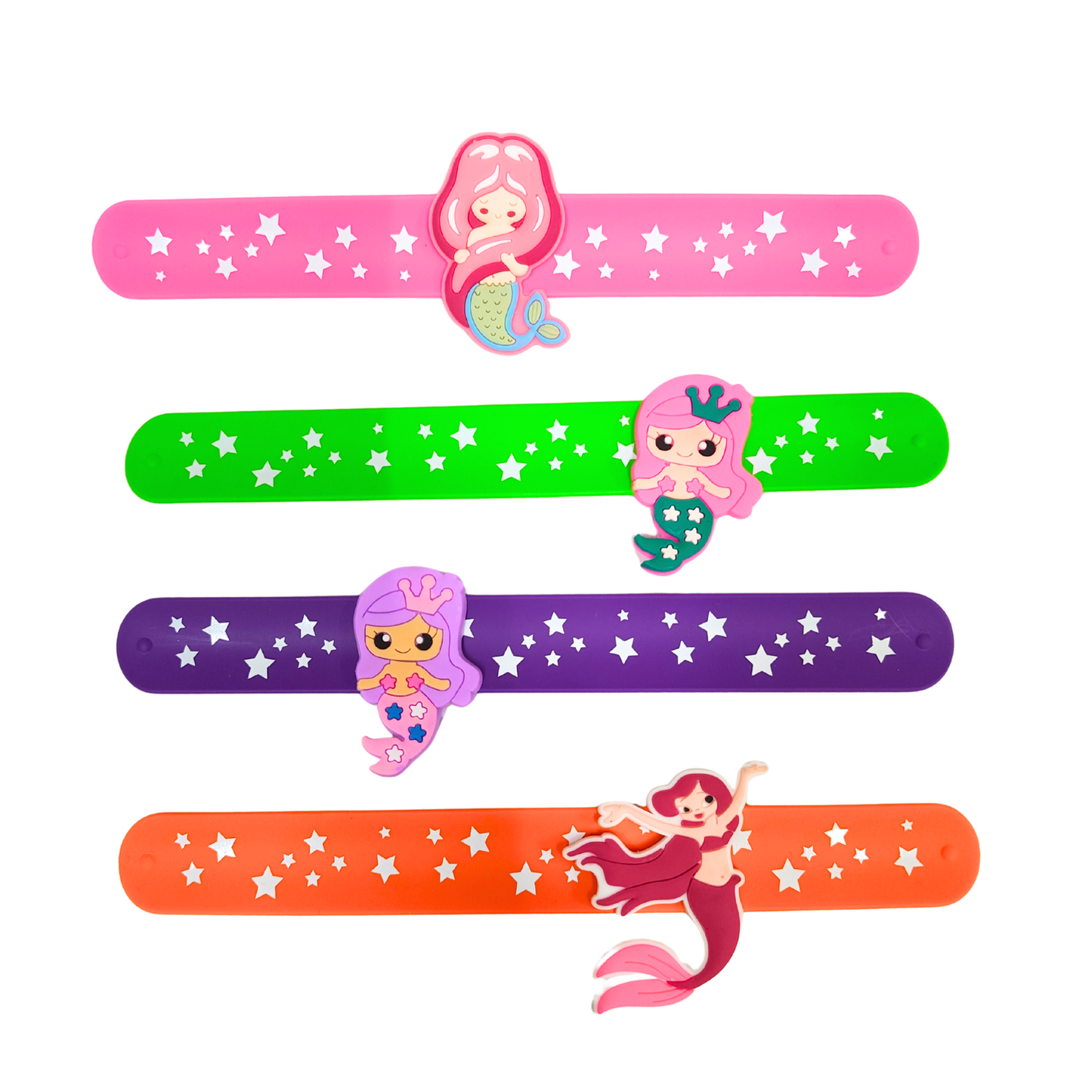 20627  Slap Snap Silicone Band Bracelet for Kids Wrist Band for Girls Kids Colorful Slap Bracelets for Girls Hand Band {Random Design}
