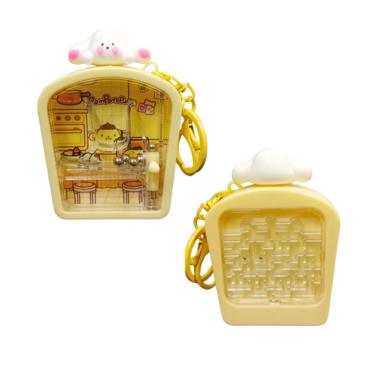 20548 Sanrio Character Pinball Keychain {Random Color}